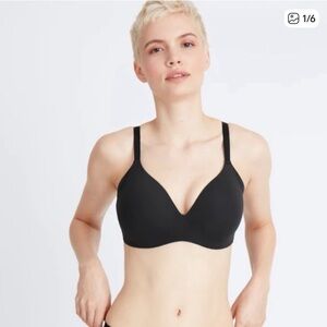 Knix black wing women size 8 bra